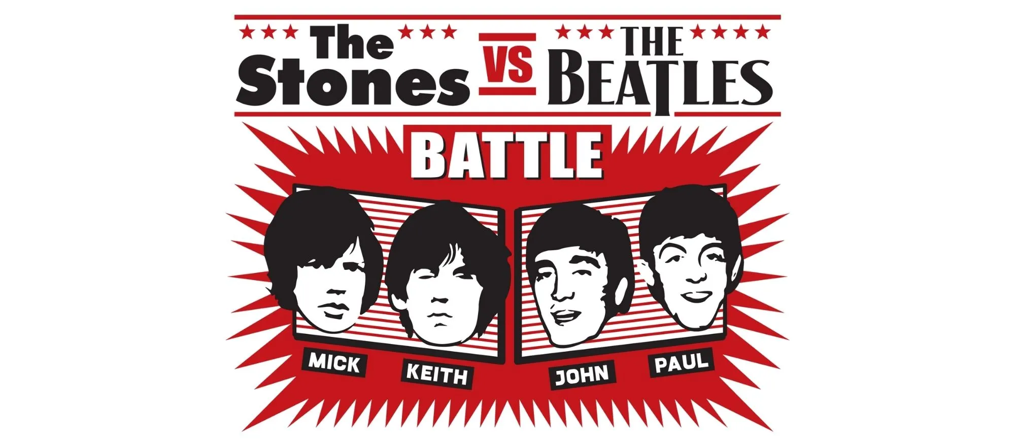 The Stones vs The Beatles Battle